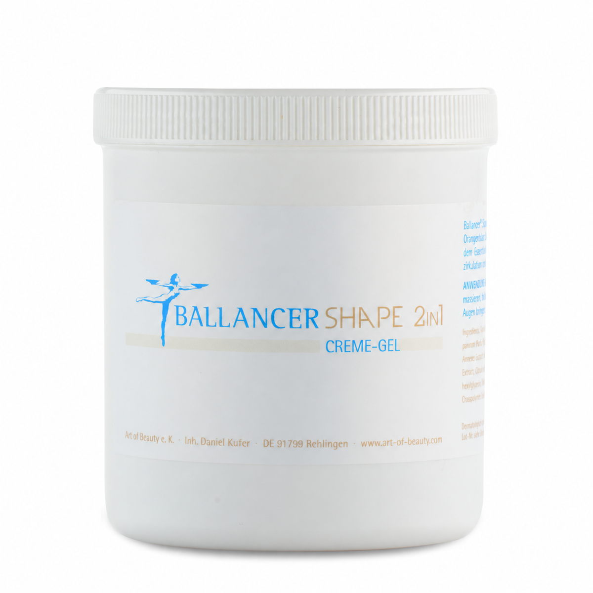 Ballancer® 2in1 Shape CremeGel 500 ml Kabinettware Dose