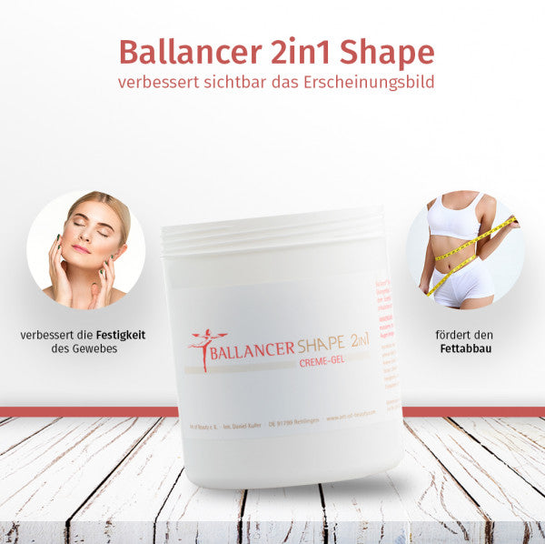 Ballancer® 2in1 Shape CremeGel 500 ml Kabinettware Dose