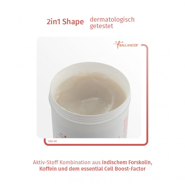 Ballancer® 2in1 Shape CremeGel 500 ml Kabinettware Dose