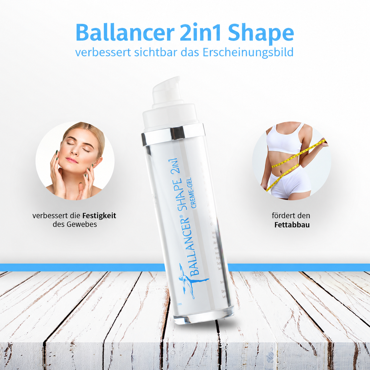 Ballancer® 2in1 Shape CremeGel 50 ml Airless Spender