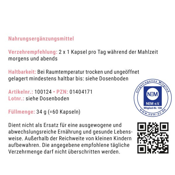 Draineur Haut, zur Unterstützung des Hautstoffwechsels, 60 Kapseln