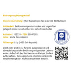 Omega 3 & 6, zur Ergänzung essentieller Fettsäuren, 100 Gel-Kapseln
