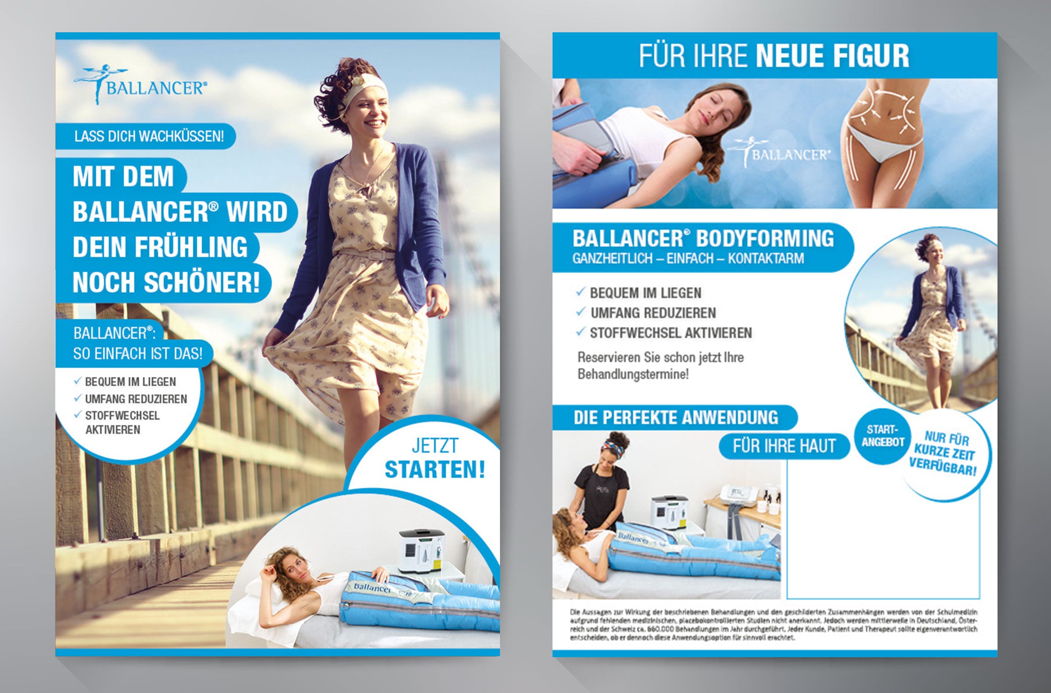 Flyer Kampagne "Mit dem Ballancer wird dein Frühling noch schöner"