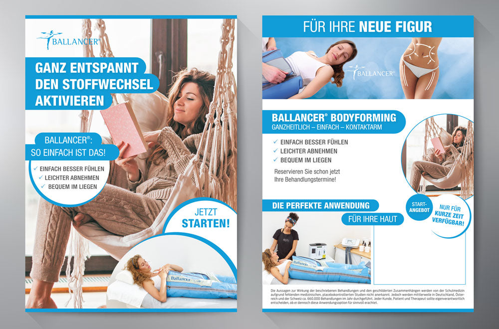 Flyer Kampagne "Ganz entspannt den Stoffwechsel aktivieren!"