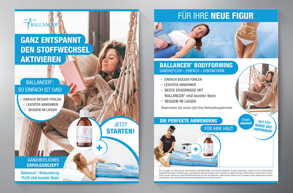 Flyer Kampagne "Ganz entspannt den Stoffwechsel aktivieren!"