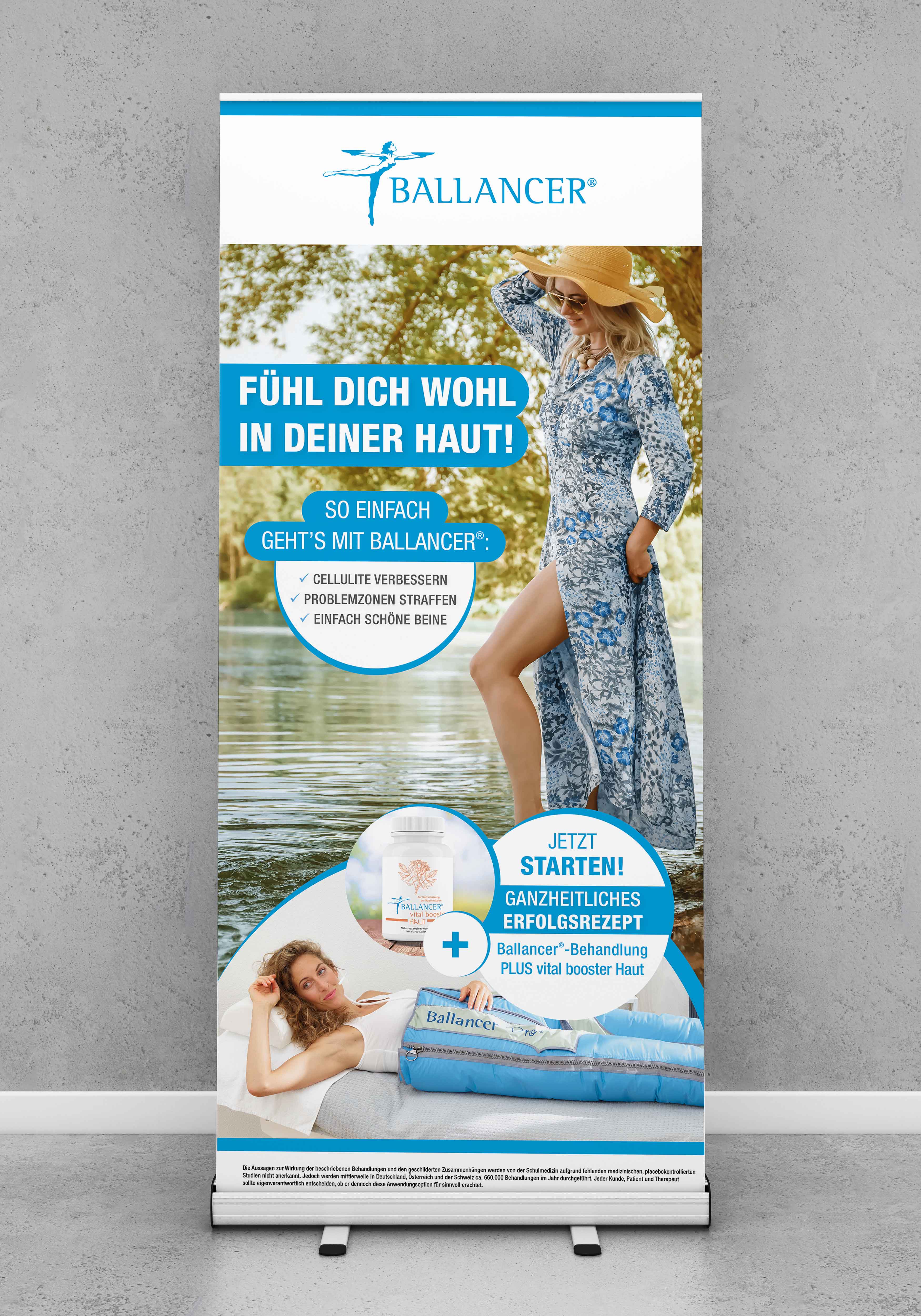 Roll-Up Kampagne "Fühl dich wohl in deiner Haut"